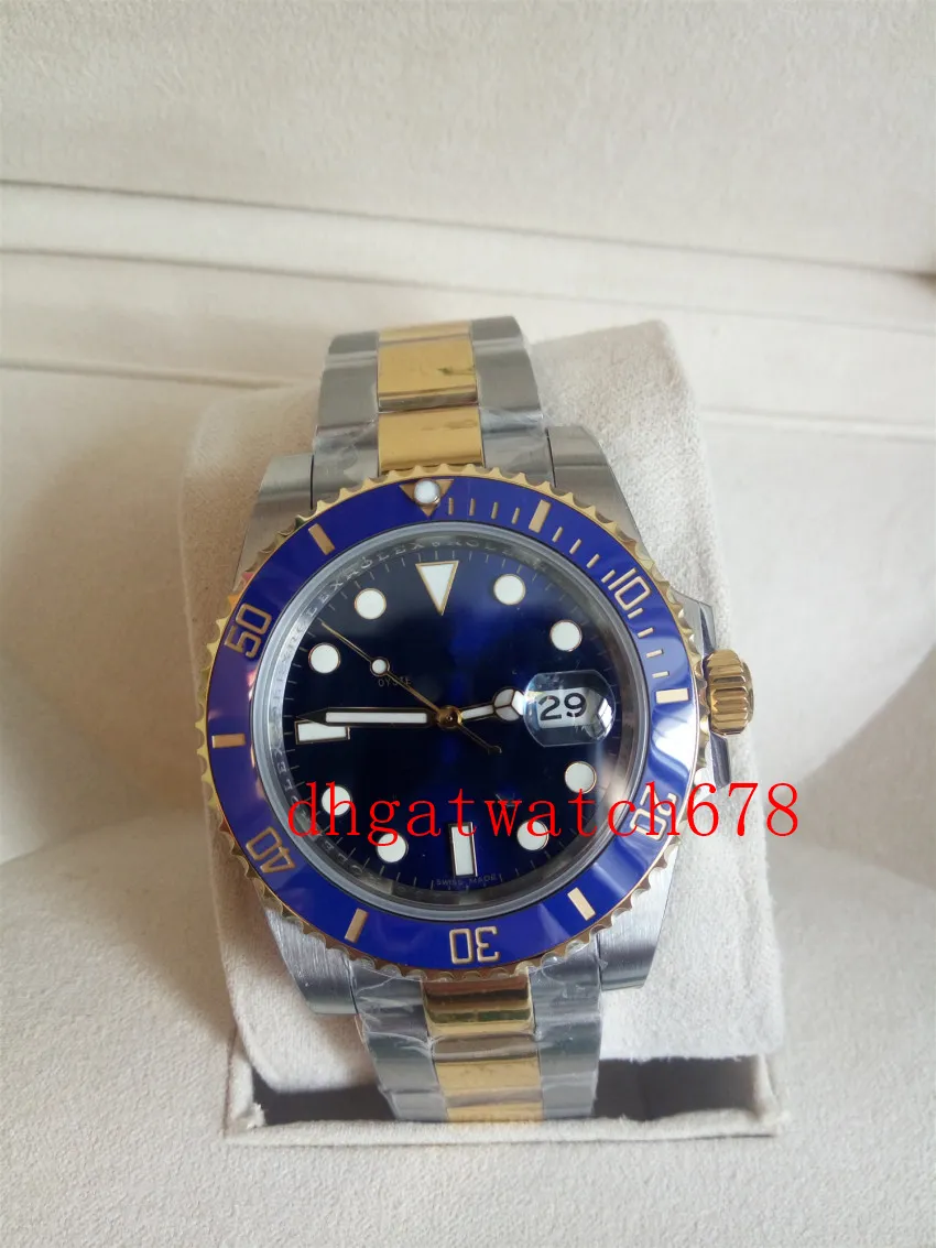 Top Factory V7 Wersja męska 2813 Automatyczne automatyczne zegarek N Niebieski wybór ceramiczny 116613 16613 40 mm Automatyczne mechaniczne męskie Watch165N