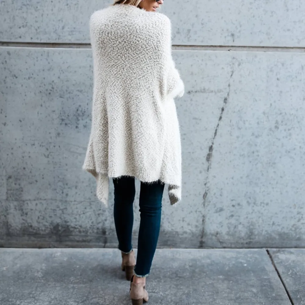 Asymmetrical online sweater jacket