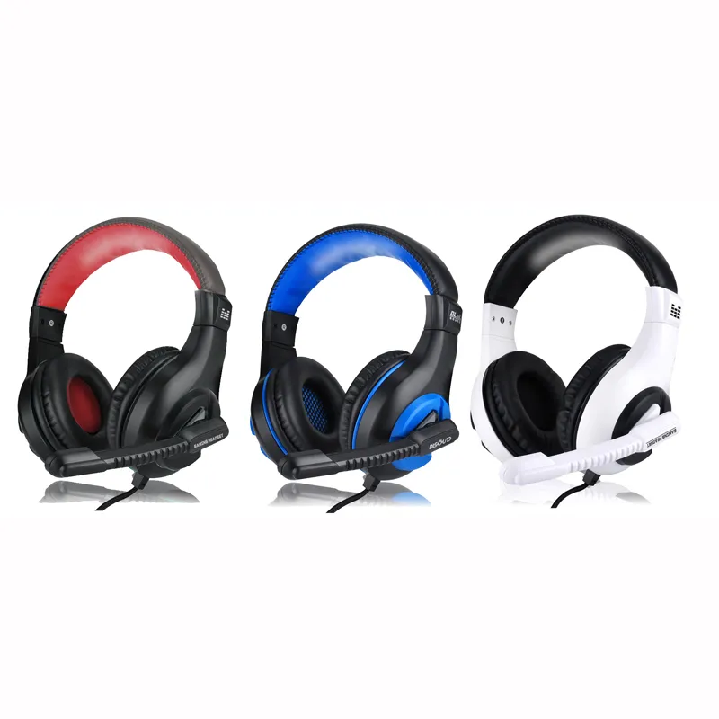 Top Selling Gaming Headsets Headsets Słuchawki PC Xbox One PS4 iPad iPhone Smartphone Zestaw słuchawkowy Słuchawki do zaopatrzenia