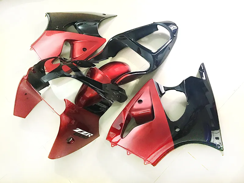 Motorcykel Fairing Kit för Kawasaki 2005 2006 2007 2008 ZZR600 05-08 ZZR 600 05 06 07 08 Injection Mold Road Racing Fairings Kit