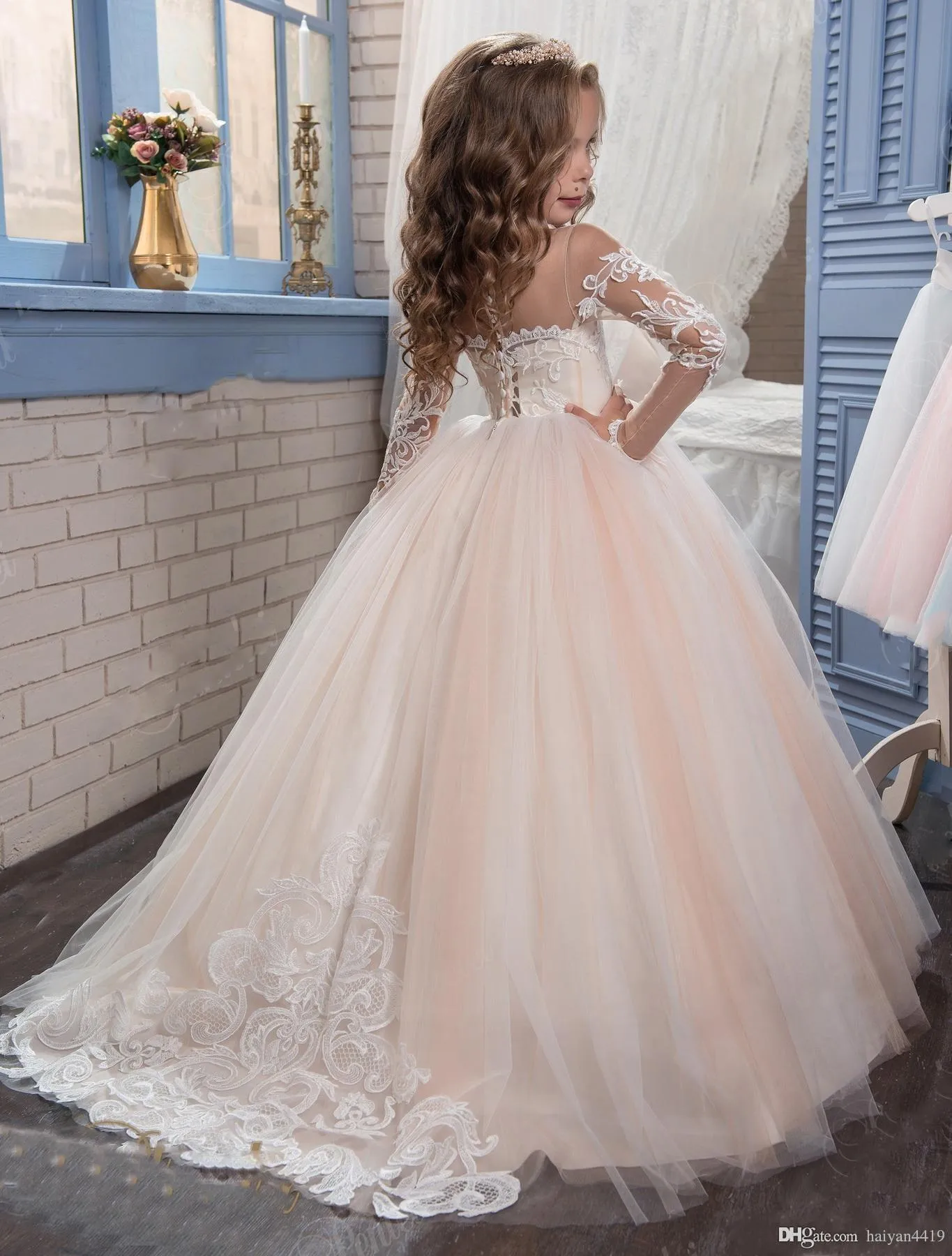 dhgate long sleeve dress Tea Length Dresses For Wedding Guests: Yellow Deep... From Lovemydress, $83.12