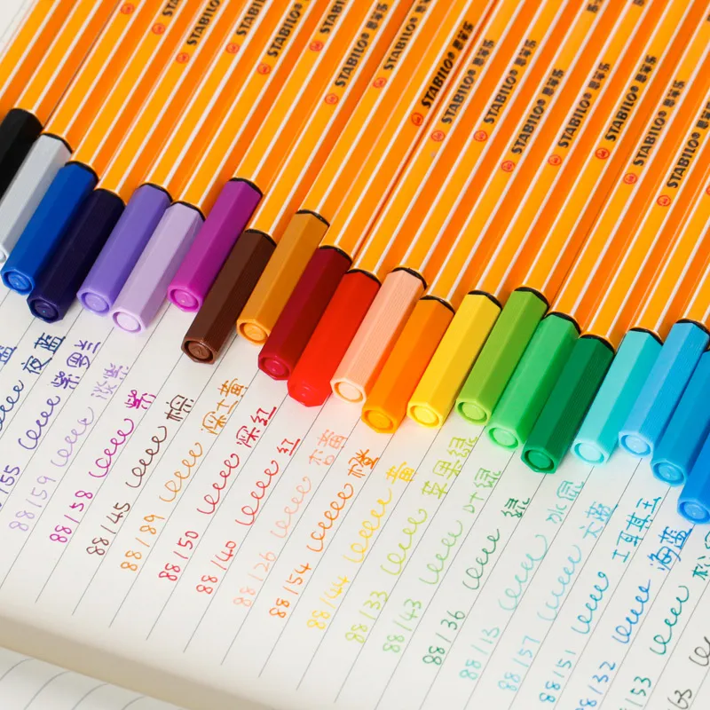 Stabilo Point 88 Pen Sets Wallet Set Liner Fiber Colorful Pens