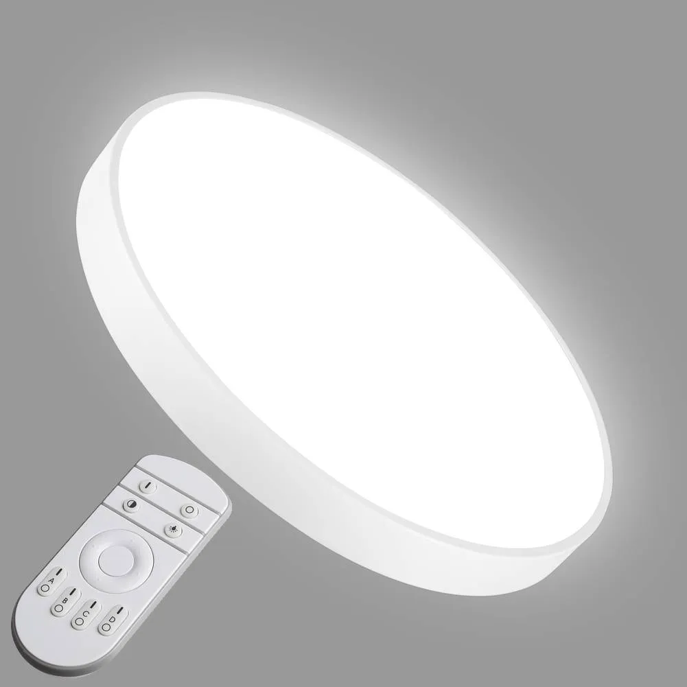 40cm plafoniere 28W forma rotonda LED illuminazione per interni lampada da soffitto a pannello LED con telecomando