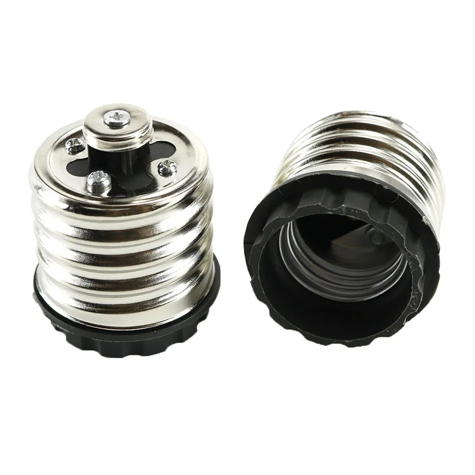 Universal ES Screw Base Cap Converter LED Light Adapter E40 To E27