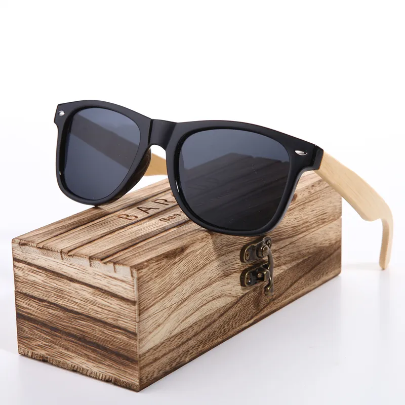 [2024] Polarisierte Bambus-Sonnenbrille fr Herren und Damen  nachhaltige  Brille mit Federscharnier