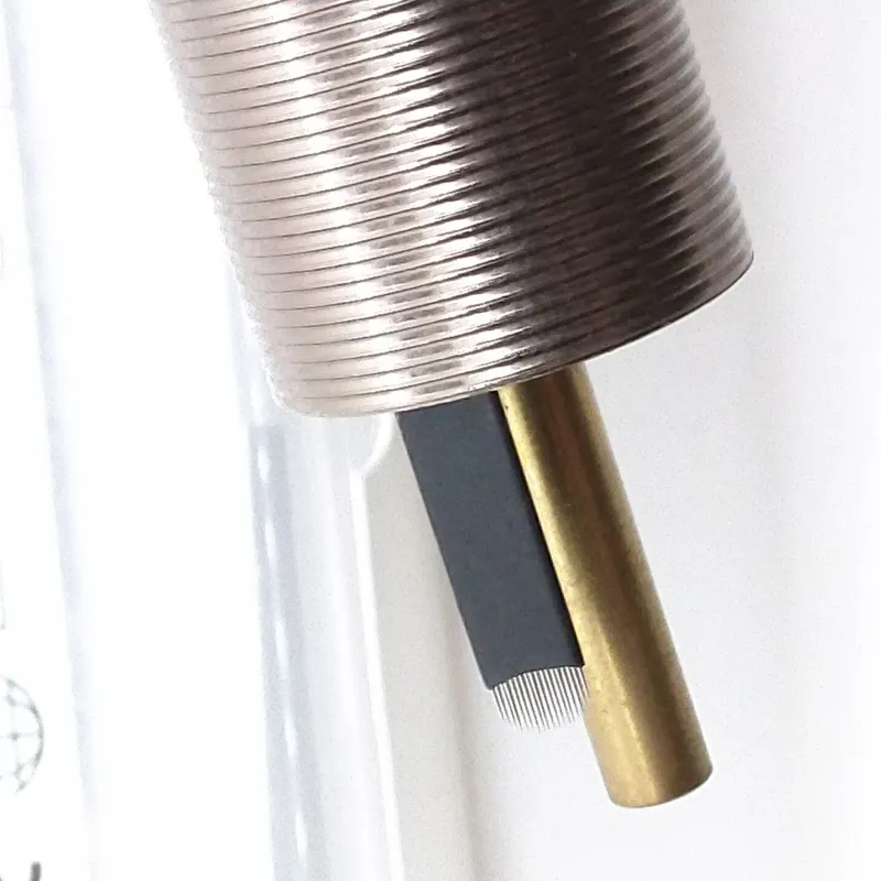 2019 microblade u18 nål 316 rostfritt stål extremt tunt 0,18 u formblad microblading nålblad nano tatuering nålar
