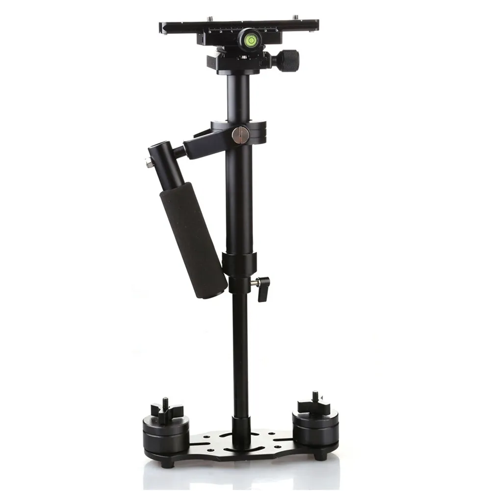 Freeshipping Regola il gradiente di metallo Stabilizzatore palmare Steadycam Stabilizzatore di ripresa della fotocamera Steadicam per videocamera DSLR Videocamera DV