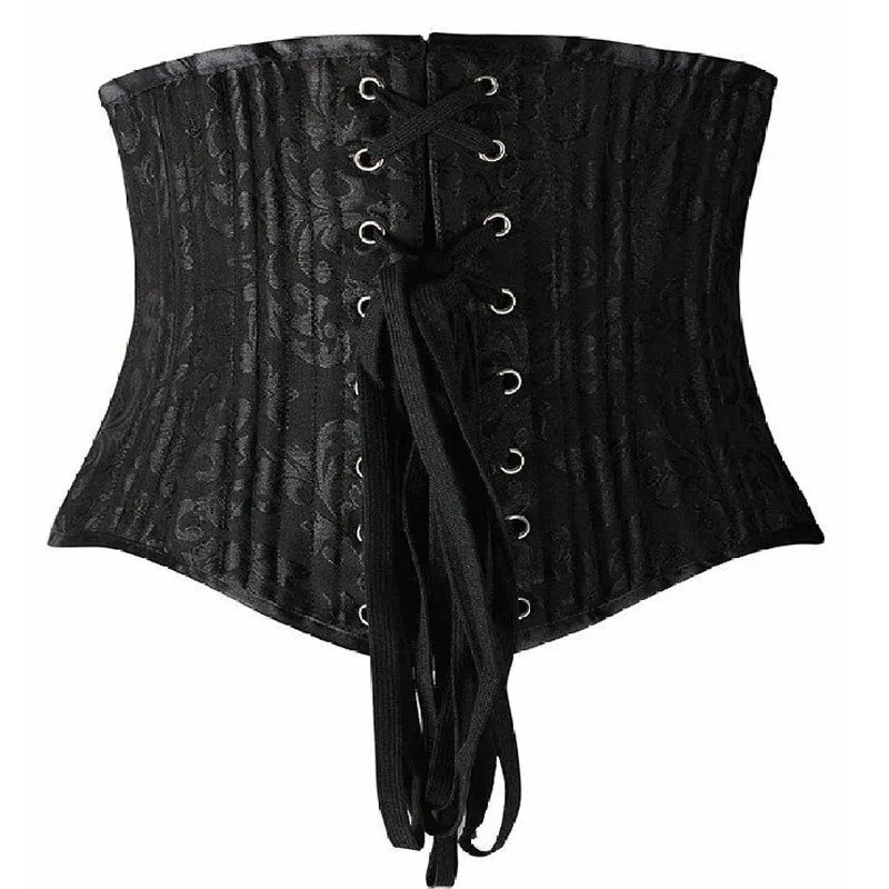 Womens Double Flat Boned Torso Corset With Steel Boning And Padded Waist  Trainer Brocade Jacquard Underbust Plus Size Corset Belt For Slimming And  Shaping From Ai808, $17.03