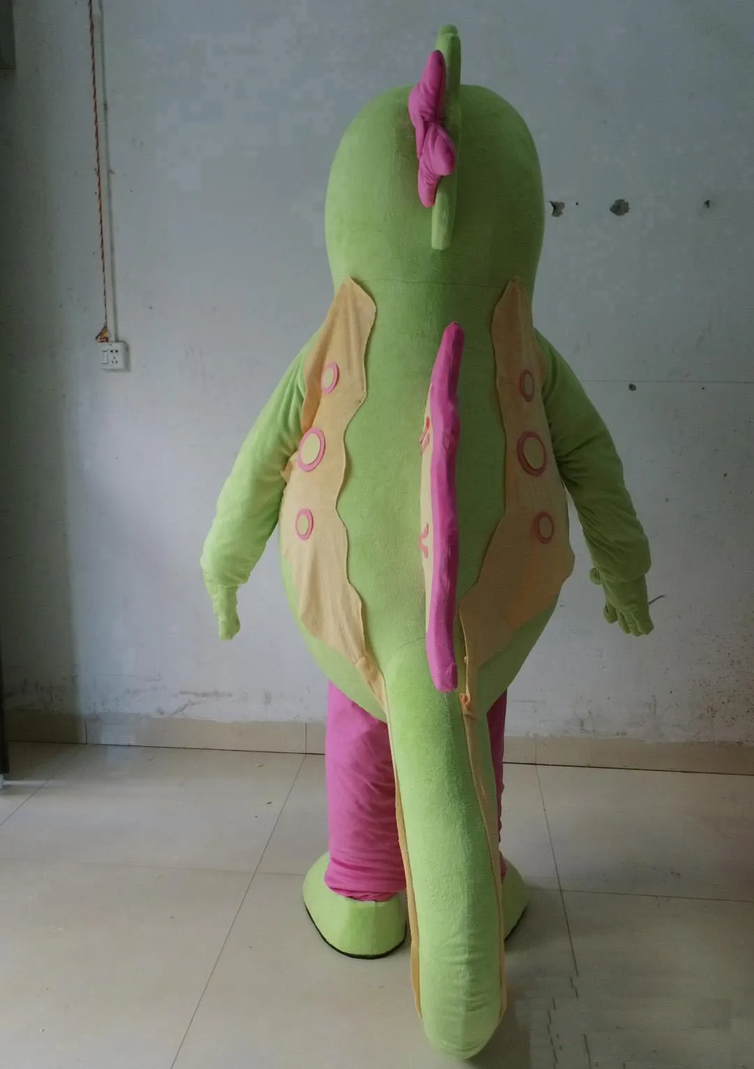 2018 Factory hot the green seahorse mascot costumes for adult hippocampi mascot costume suit