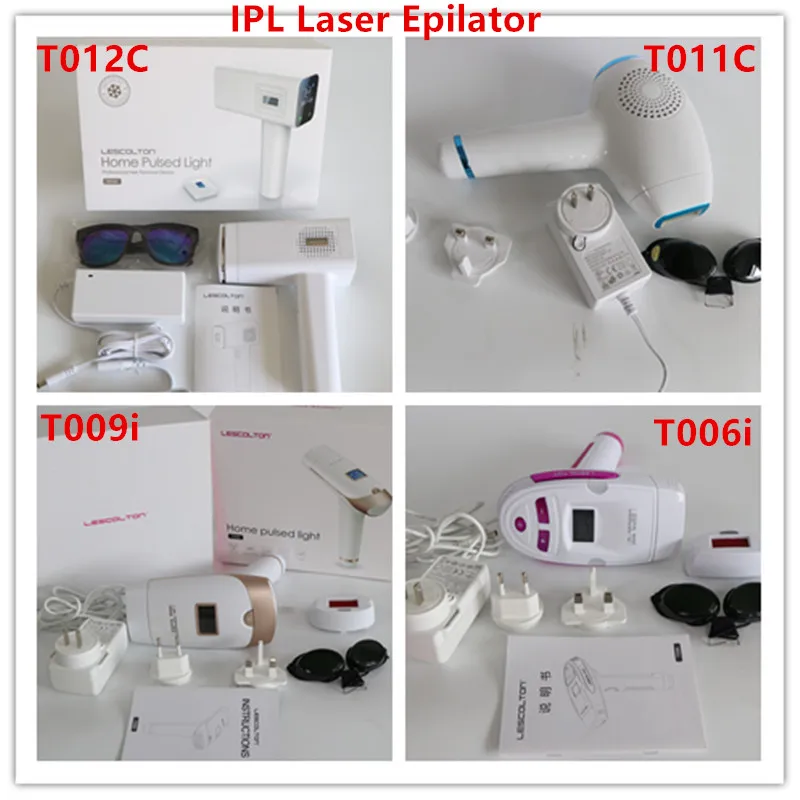 Fabrika Tedarik Lescolton IPL Lazer Epilasyon Makinesi RF Cilt Gençleştirme Mini Evde Kullanım Elektrikli Ev IPL Lazer Epilatör