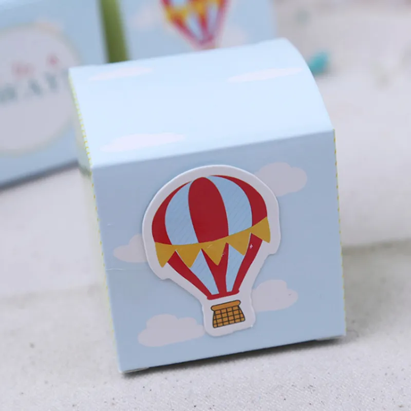 Air Balloon Favor Box Wedding Candy Box For Guests Baby Birthday Party