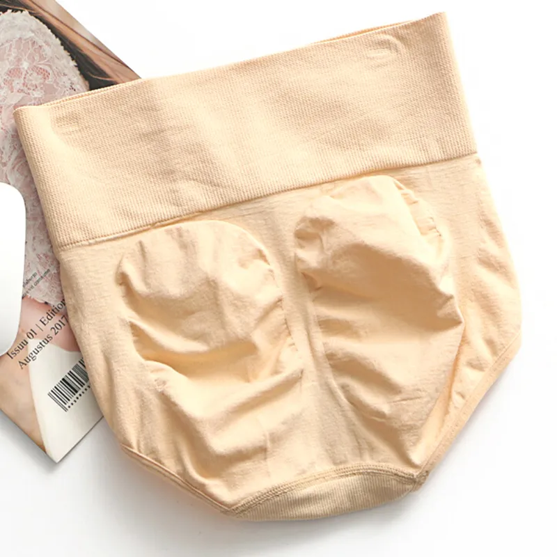 Pantalones adelgazantes de cintura alta transpirables, ropa interior con Control de barriga, faja panty para mujer, tela brillante de poliéster Shape1248S