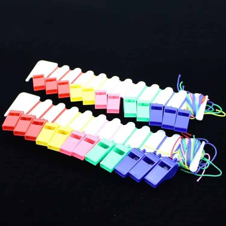 2 Pezzi Fischietto In Plastica Nera Ps Con Fibbia In Ferro E - Foto 9