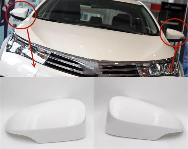 Door Mirror Cover for Toyota Corolla 2014 2015 2016 2017 Accessories rearview Cap rear view 87945-02930 87915-02930