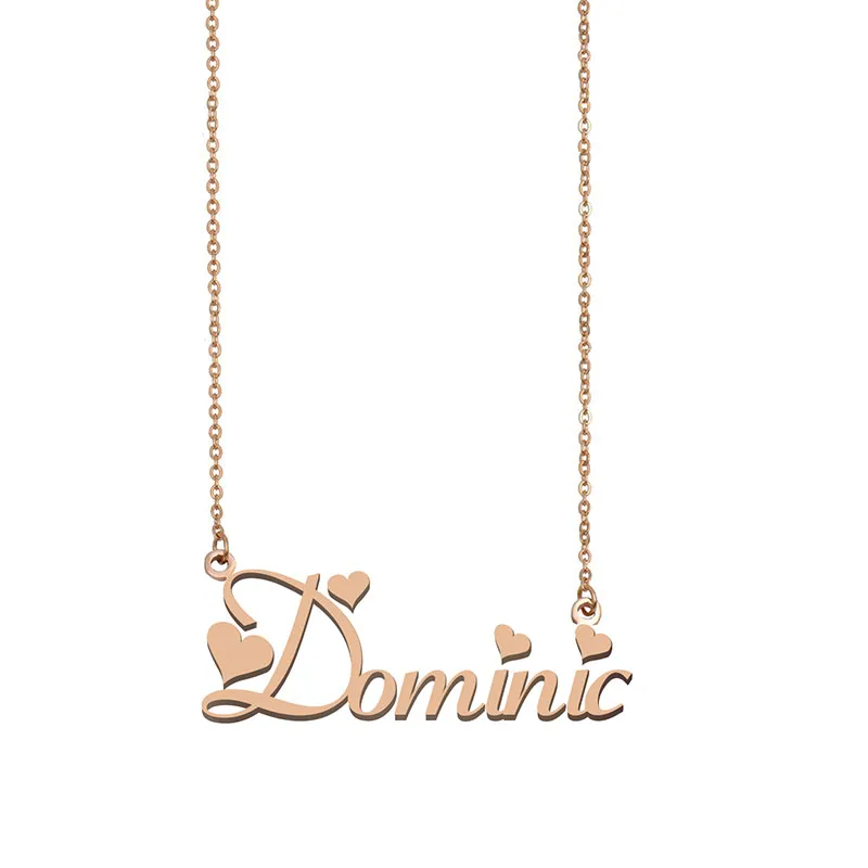 Dominic name necklace sale
