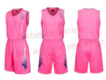 Anpassad något namn Några nummer Män Kvinnor Lady Youth Kids Boys Basket Jerseys Sportskjortor Som bilder du erbjuder B216