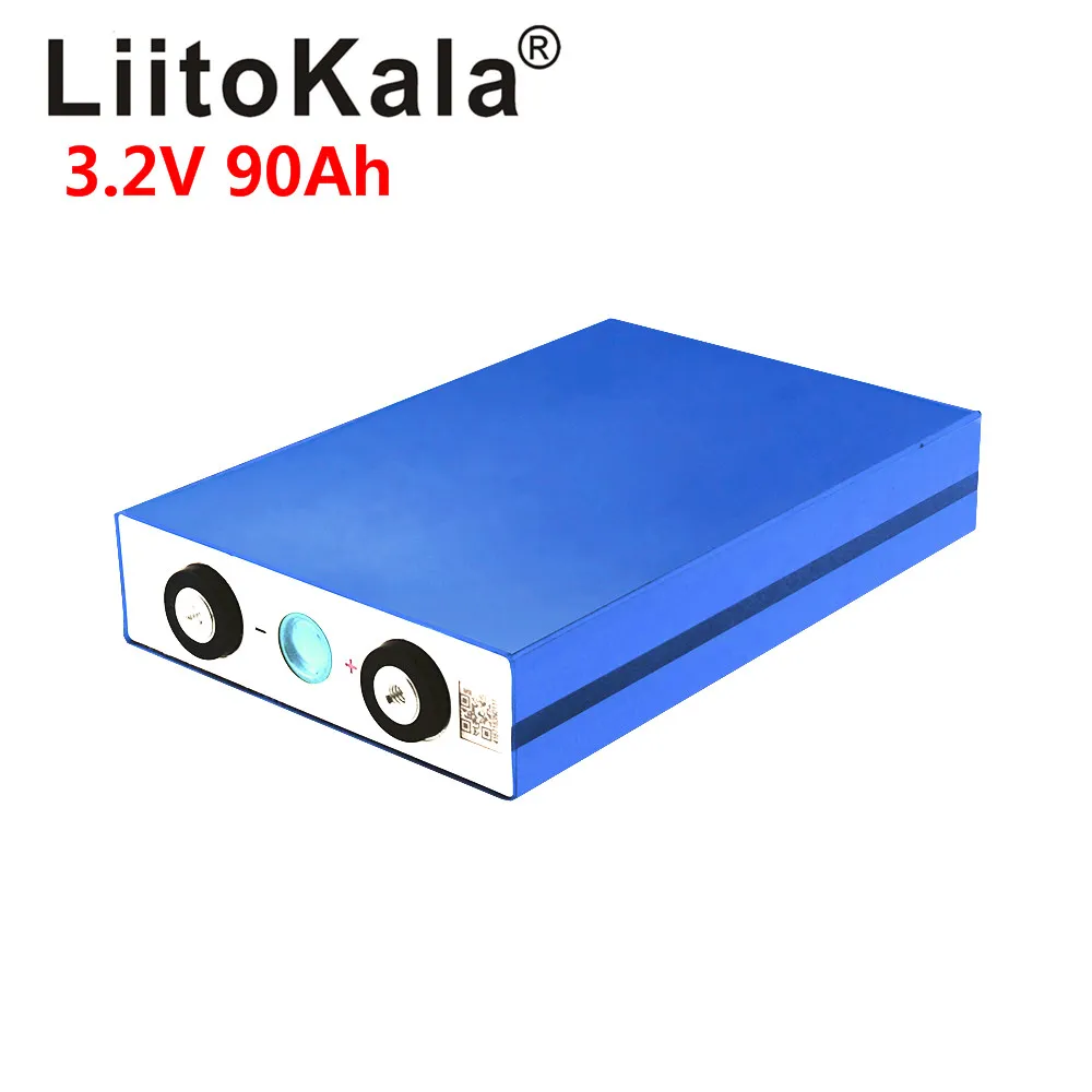 3,2 V 90AH Pakiet akumulatorowy LifePo4 Lit Iron Fosfa Duża pojemność 90000 m motocyklowych samochodów samochodowych akumulatory
