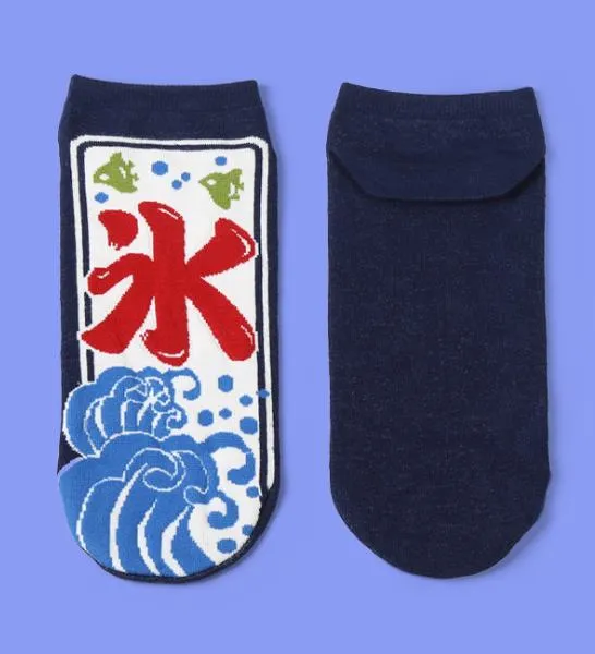 Cartoon Cotton Ankle Socks For Women Funny Pattern, Low Cut, No