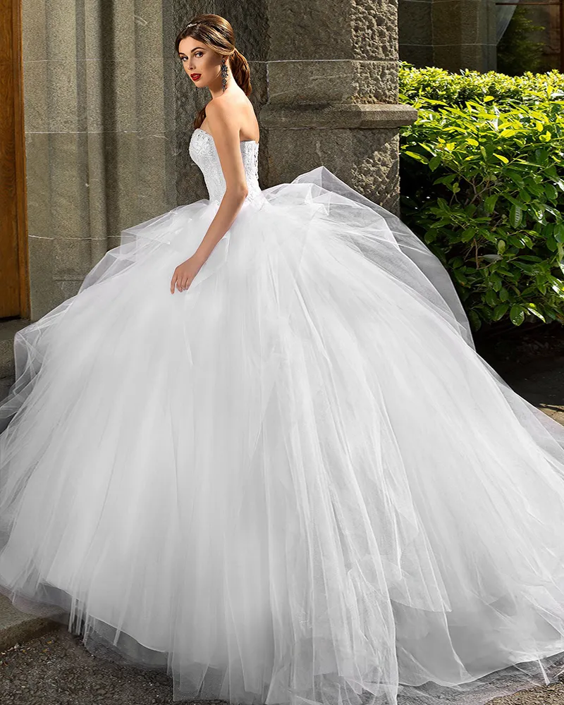Layered Wedding Dress | Tulle Evening Dress | Luxury Dress Show | Tulle  Prom Dress - Prom - Aliexpress