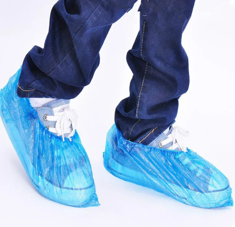 Boots Shoe Cover Fabric Disposable Overshoe Indoor Carpet Floor Blue Shoe Cover Disposable Overshoe Rain Cover JXW606