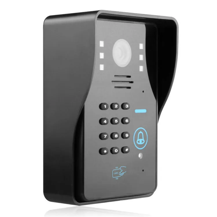 نظام الهاتف الباب ENNIO SYWIFI002IDS WIFI فيديو لاسلكي مع بطاقة إفتح وظيفة والتحكم عن بعد لاسلكية