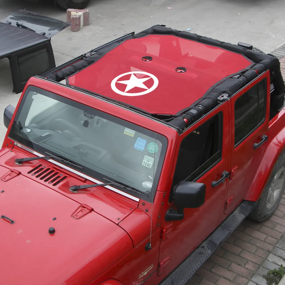 Auto Sonnenschutz Sonnenschutznetz Für Jeep Wrangler JK 4 Türen 2007–2017,  Hochwertiges Auto Außenzubehör Von 53,4 €