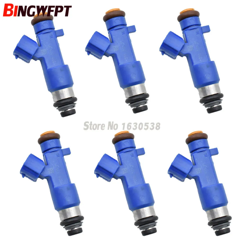 6pcs/lot fuel injector 14002-AN001 14002AN001 16600JF00A 550CC fuel injector for Nissan GTR INFINITI G37 16600-JF00A