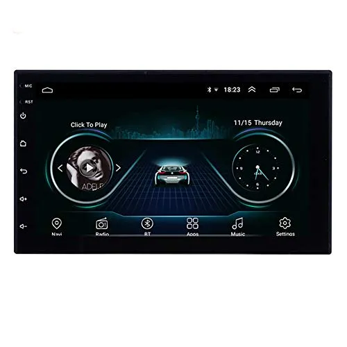 Voiture vidéo radio 7 "Android Universal GPS Navigation HD Touchscreen Player multimédia avec Bluetooth USB CARPLAY Volant Control