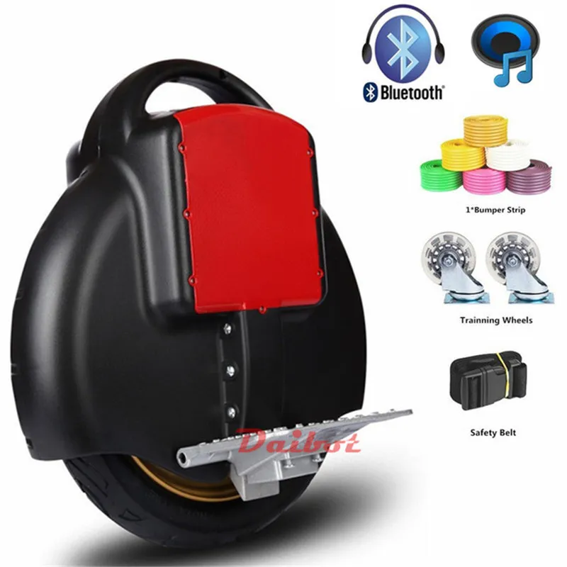 Self Balancing Electric Unicycle Hoverboard With Bluetooth And LED