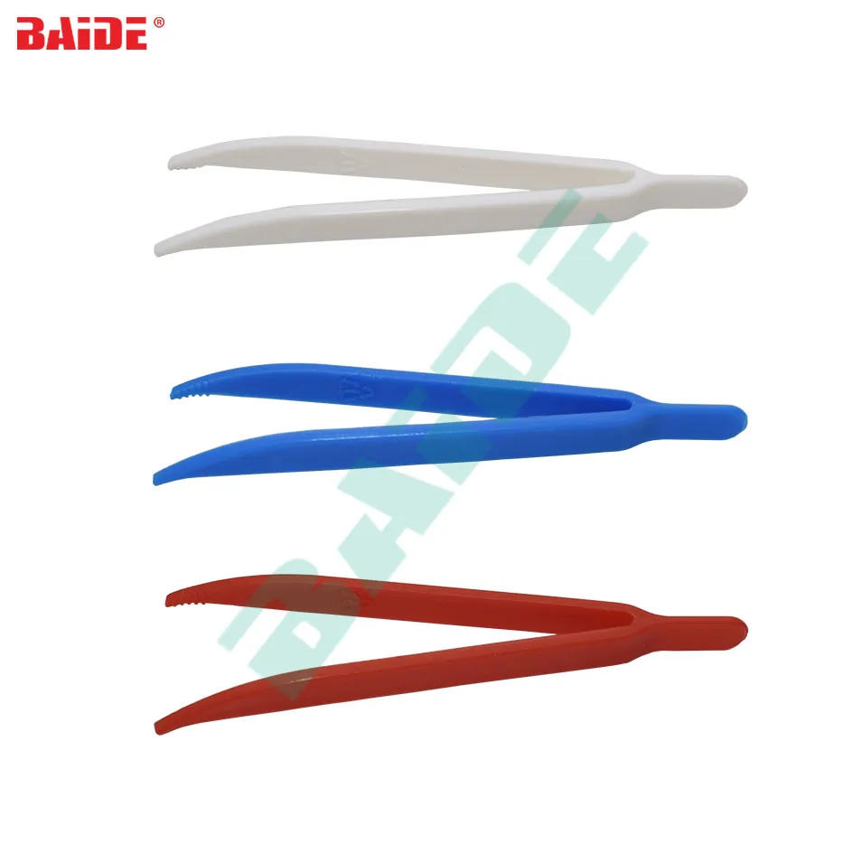 Disposable Plastic Tweezers For Kids Crafts Mini Forceps For Small