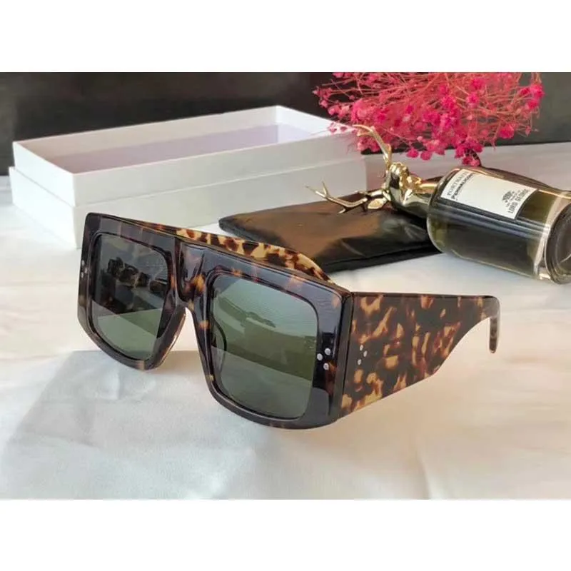 fashion designer sunglasses for women big square frame new sunglasses simple atmosphere wild style uv400 protection lens eyewear 4s105