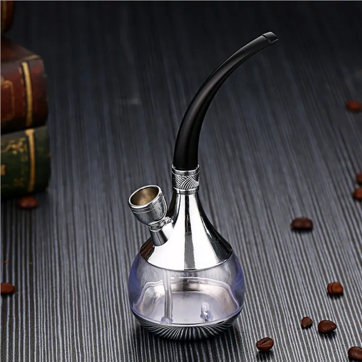 pipe with a water container to smoke tobacco Generic TM Mini Smoking Smoking Accessory Cigarette Cigar Holder Hookah Filter Pipe for Men Home & Kitchen pipe with water container to