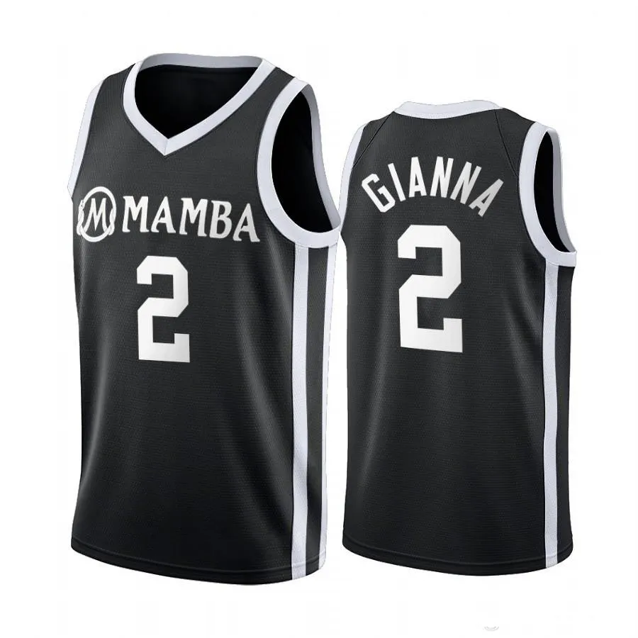 Custom XXS-6XL Basketball Jersey Giannabryant Uconn Huskies Special Tribute College Forever Mamba gepensioneerd nummer Memorial Men's Vrouwen