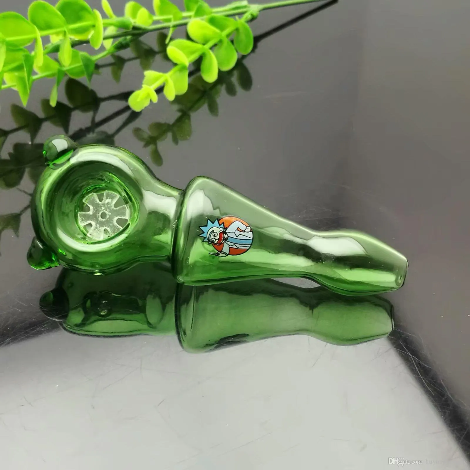 Tubulação de ouvido colorido por atacado Bongs Burner de óleo tubos de água plataformas de vidro fumar