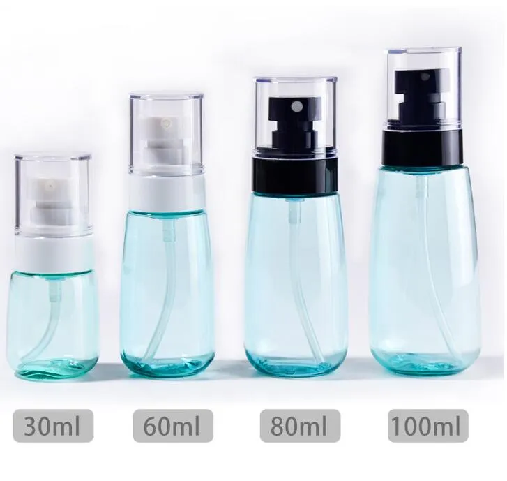 30ML 60ML Spray Bottle u-shaped Atomiser Spray Bottles With Thick Wall And Thick Bottom Cosmetics Transparent Packing Bottles GGA3469-