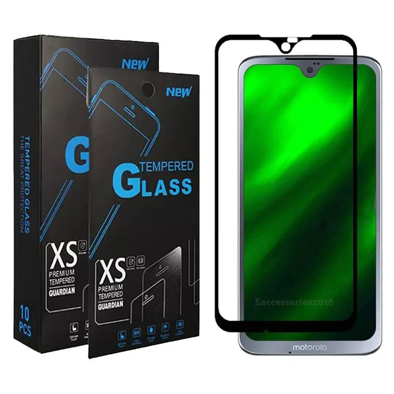 Bubble Free Anti Scratch Full Cover Tempered Glass Screen Protector For Moto G Stylus 2022 2023 2021 G7 Play E6 Power Supra G 7th 6th Motorola One vision 250 edge glue