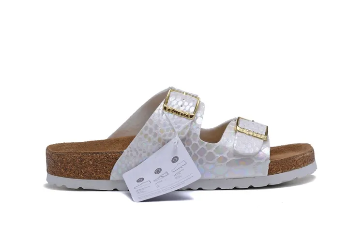  Birkos Flors classic for both men and women with its timeless design New Summer Beach Cork Slipper Flip Flops Sandals Casual Slides