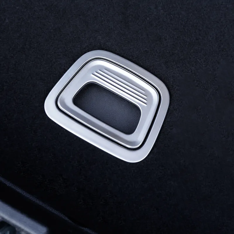 Bil styling stamhandtag panel dekoration ram täckning trim klistermärke lämplig för Mercedes Benz ny e klass W213 2016-2018 Tillbehör