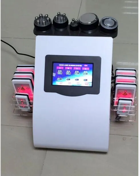 newest 6 in 1 vacuum cavitation rf slimming radio frequency skin tightening radio frequency facial machine