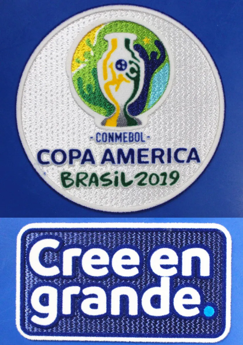 Patch Copa America 2019 - Brésil, Argentine, Colombie - Ecusson Football - Neuf