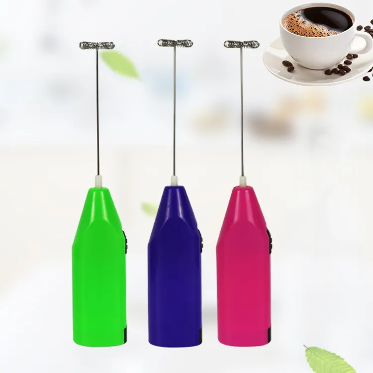 Kaffe Automatisk elektrisk mjölk Frother Foamer Drink Blender Whisk Mixer Egg Beater Hand Held Kök Stirrer Cream Shake Mixer DBC VT0823