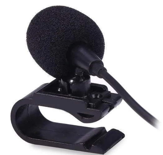Professionnels voiture audio microphone 3.5mm jack fiche micro stéréo mini microphone externe câblé pour auto DVD Radio 3M LongProfessionals Voiture AUD