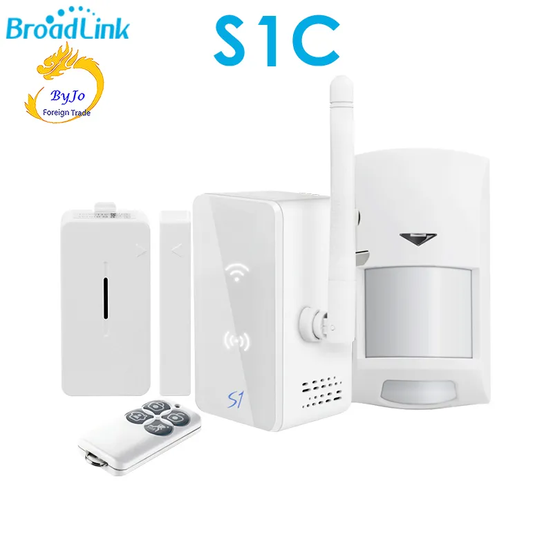 Broadlink S1C S1 SmartONE PIR capteur de mouvement de porte, Kit de sécurité d'alarme domotique intelligente télécommande Wifi Via IOS Android