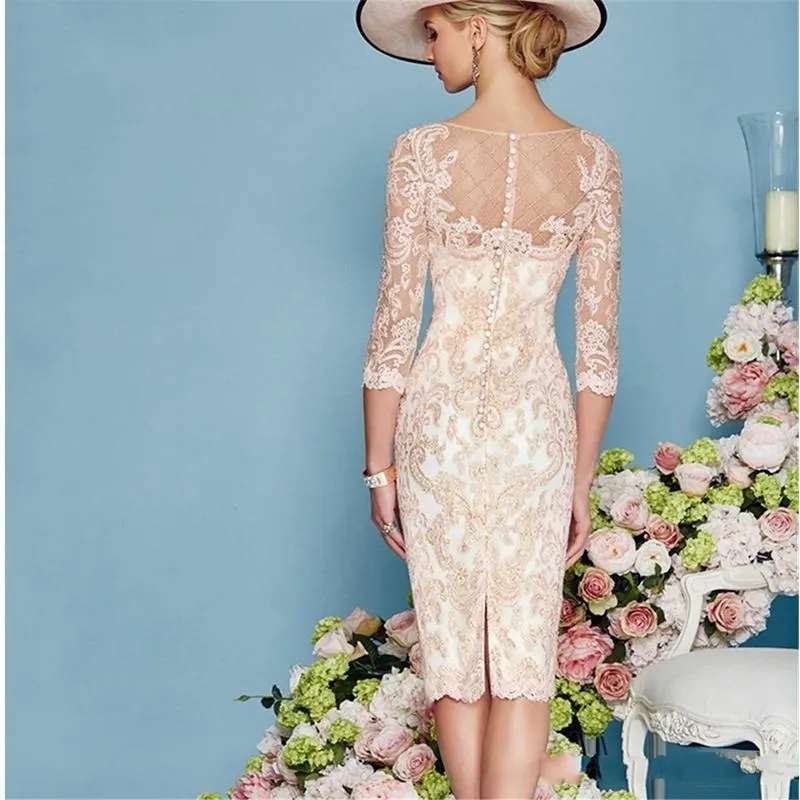 mother wedding dresses vintage Pink Of The Groom Vintage Lace Mother Of The Bride Dresses Bridelulu while the appliqued chiffon fabric flows beautifully to the floor Lace Vintage Mother Of The