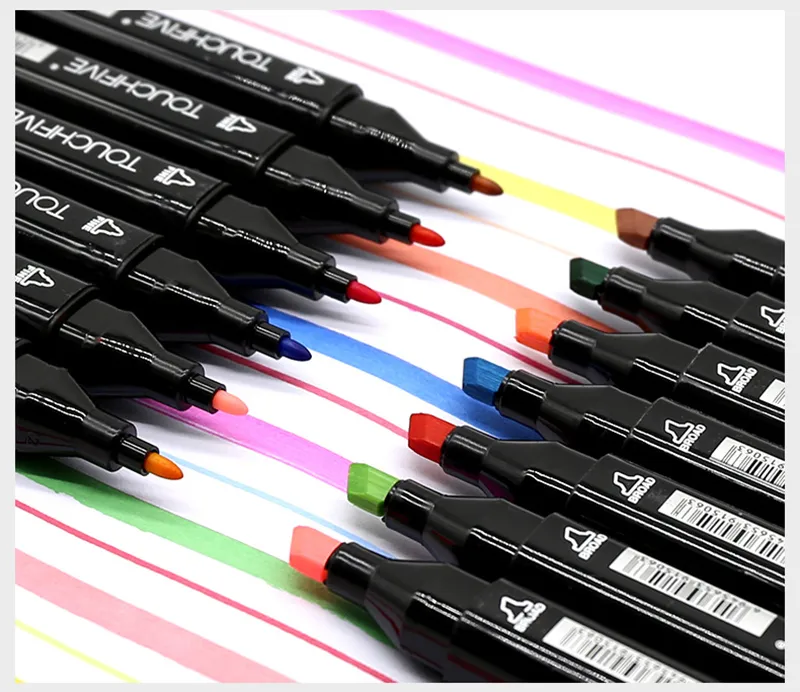 Colors Markers 30/40/60/80/168 168 Dual Brush Pen Alcohol Felt Art Drawing  Set