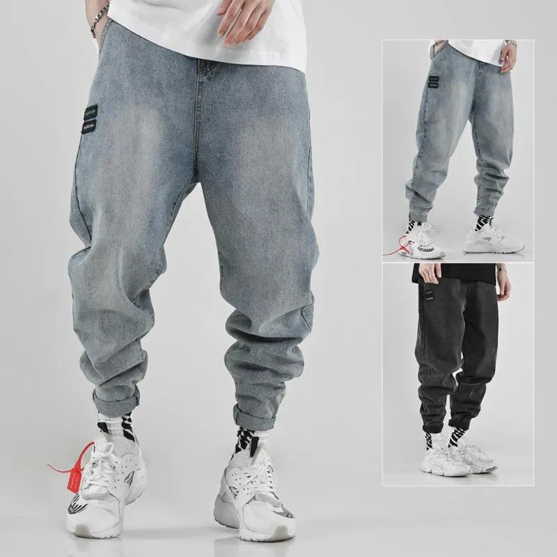 2020 baggy jean hip hop jambe droite jean hommes pantalon homme jean herren harajuku denim hommes modis vêtements mode streetwear