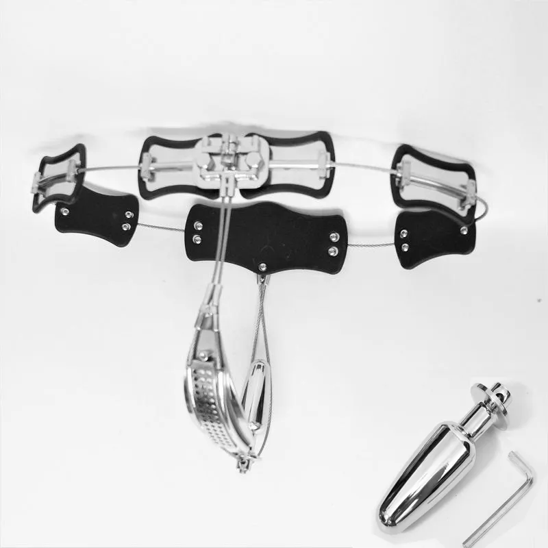 Linked Waist Belt Design Size Adjustable Chastity Belt for Men and Women 