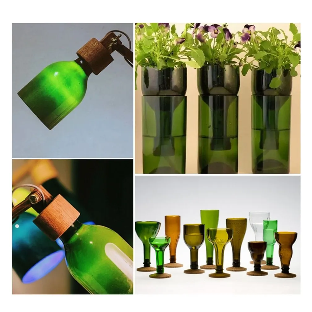 Botella de cristal máquina del cortador botellas de plástico Botellas de corte Herramienta de botellas