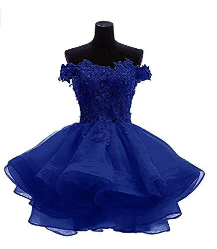 2019 Nieuwste Kant Korte Homecoming Jurken Beaded Applqiues Plus Size Applicaties Mini Graduation Formal Prom Party Gown Al13