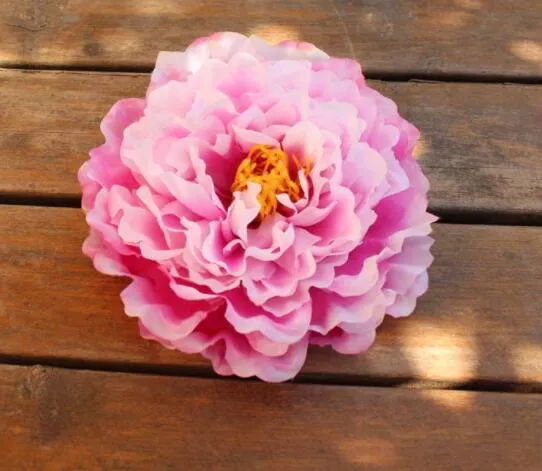 Artificial peony heads 18cm peony flowers heads DIY wedding decorations big high quality flower heads for wedding centerpieces party decor